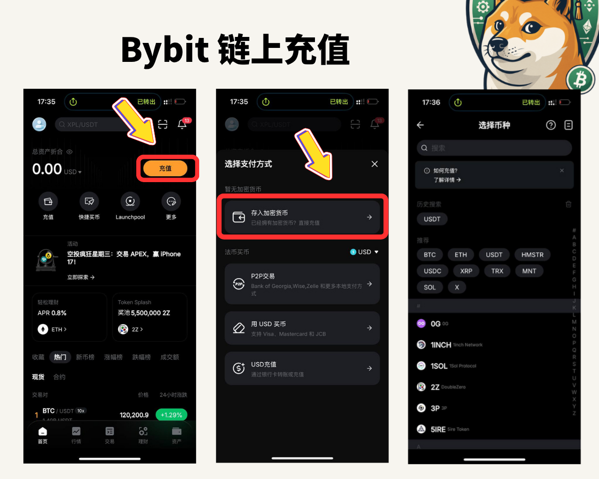 2025最新|通用版 Bybit 入金/充值保姆级攻略:手把手教你如何安全高效地入金 - 第2張圖