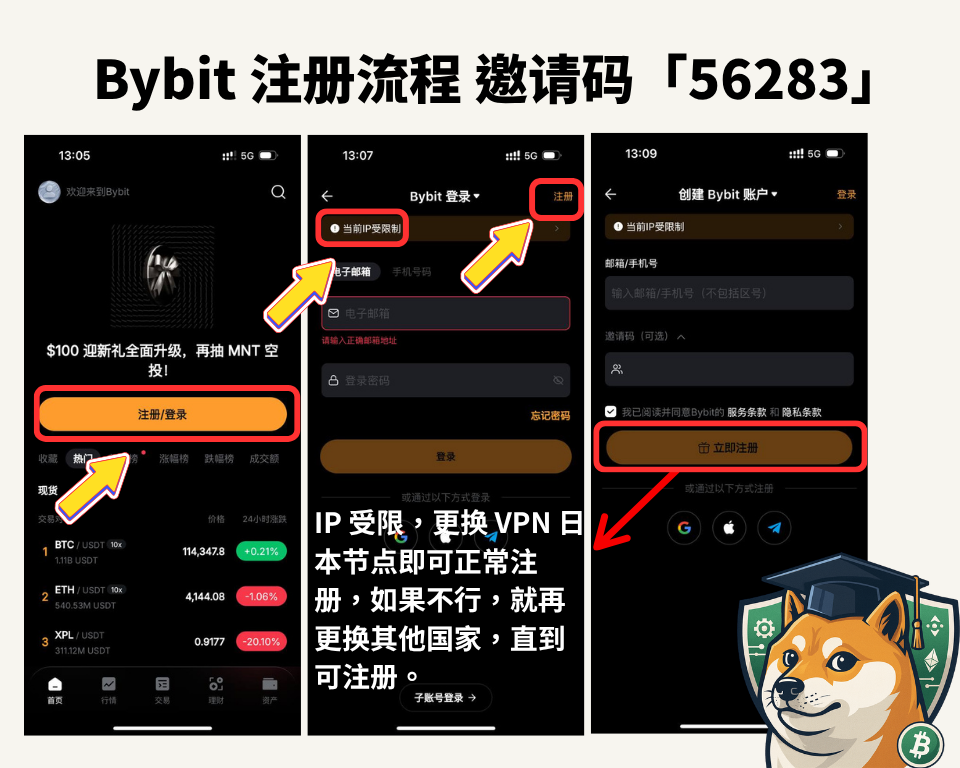 2025 最新|输入 Bybit 推荐邀请码【56283】享最高 5,100U 赠金 - 第3張圖
