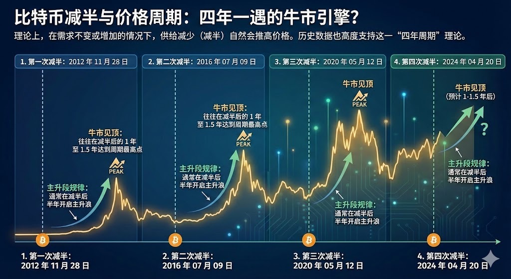 比特币 BTC减半是什么?牛市发动机还是巧合?2025-2028 投资必读 - 第1張圖