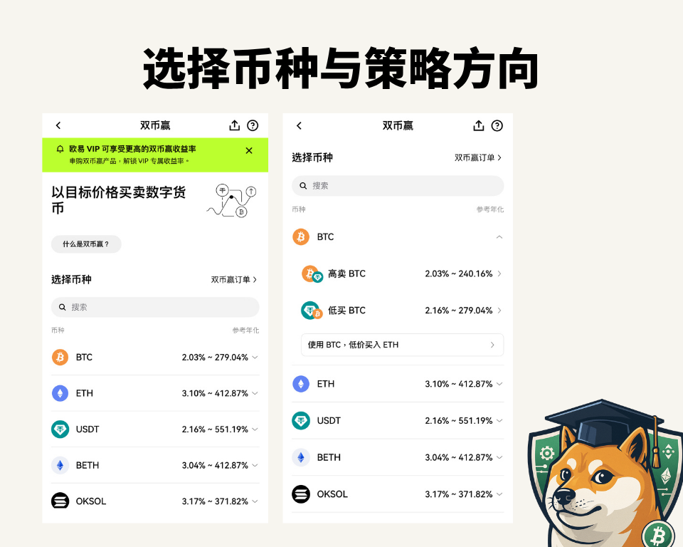 2025 最新!欧易(OKX) 双币赢:玩转「低吸高抛」策略,轻松抄底、止盈,锁定超高年化收益! - 第7張圖