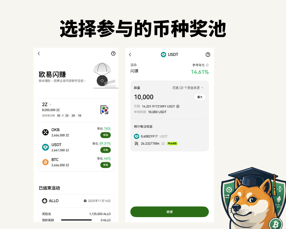 OKX 闪赚攻略|轻松质押闲置资产,低风险拿空投奖励 - 第3張圖