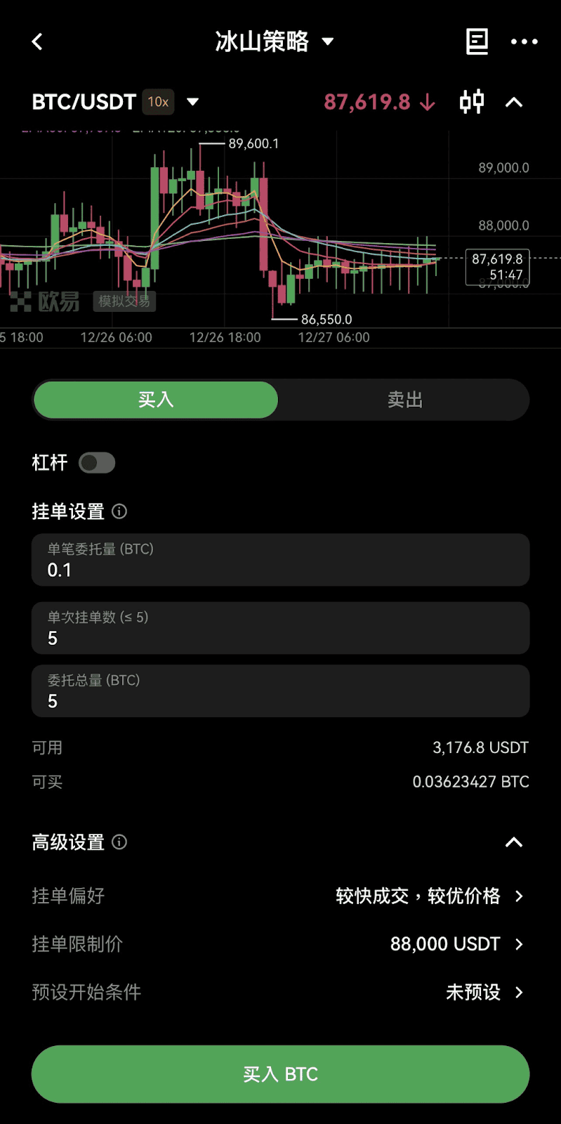 OKX 冰山策略是什么？全方位策略使用指南
