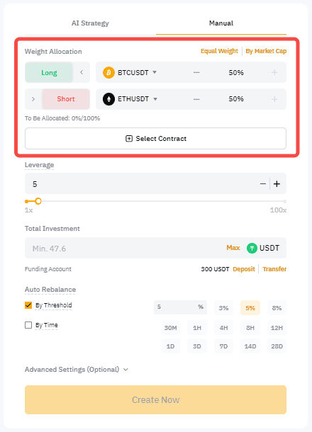 Bybit 合约拼盘是什么？设置教学、调仓机制、比例设置与收益计算