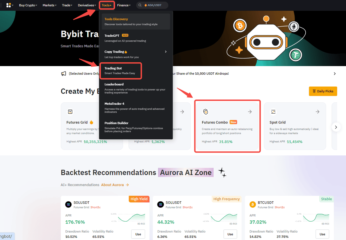 Bybit 合约拼盘是什么？设置教学、调仓机制、比例设置与收益计算
